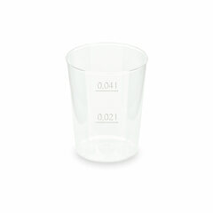 Mehrwegbecher Pfandbecher Shotglas Schnaps PP Eichstriche 2 cl 4 cl 