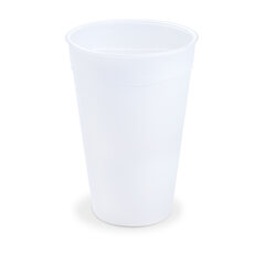 Mehrwegbecher gefrostet mit Eichstrich 400ml Ø90mm 