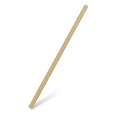 Trinkhalme aus BIO-Komposit JUMBO braun 25 cm Ø 8 mm 