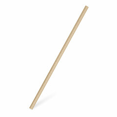 Papiertrinkhalme für Kaltgetränke gerade natur 20 cm Ø 6 mm 