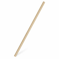 Papiertrinkhalme für Kaltgetränke JUMBO natur 25 cm Ø 8 mm 