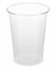 BIO Trinkbecher klar 200 ml 0,2 l aus Biokunststoff PLA ø 70mm 