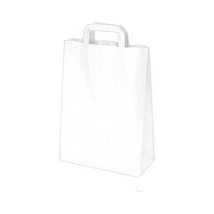 GASTRO Papiertragetaschen 28 x 22 x 10 cm mit EAN-Code weiss 