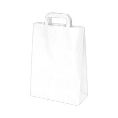 GASTRO Papiertragetaschen 32 x 26 x 14 cm mit EAN-Code weiß 