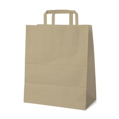 GASTRO Papiertragetaschen 39 x 32 x 16 cm mit EAN-Code braun 