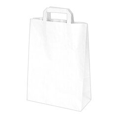 GASTRO Papiertragetaschen 32 x 26 x 14 cm mit EAN-Code weiss 