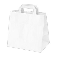GASTRO Papiertragetaschen 33 x 32 x 21 cm mit EAN-Code weiss 