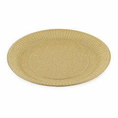 BIONATURE Pappteller 'Kraft' rund Ø23cm fettdicht braun 