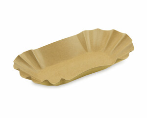 BIONATURE Pappschalen 'Kraft' oval 17,5 x 10,5 x 3 cm fettdicht braun 