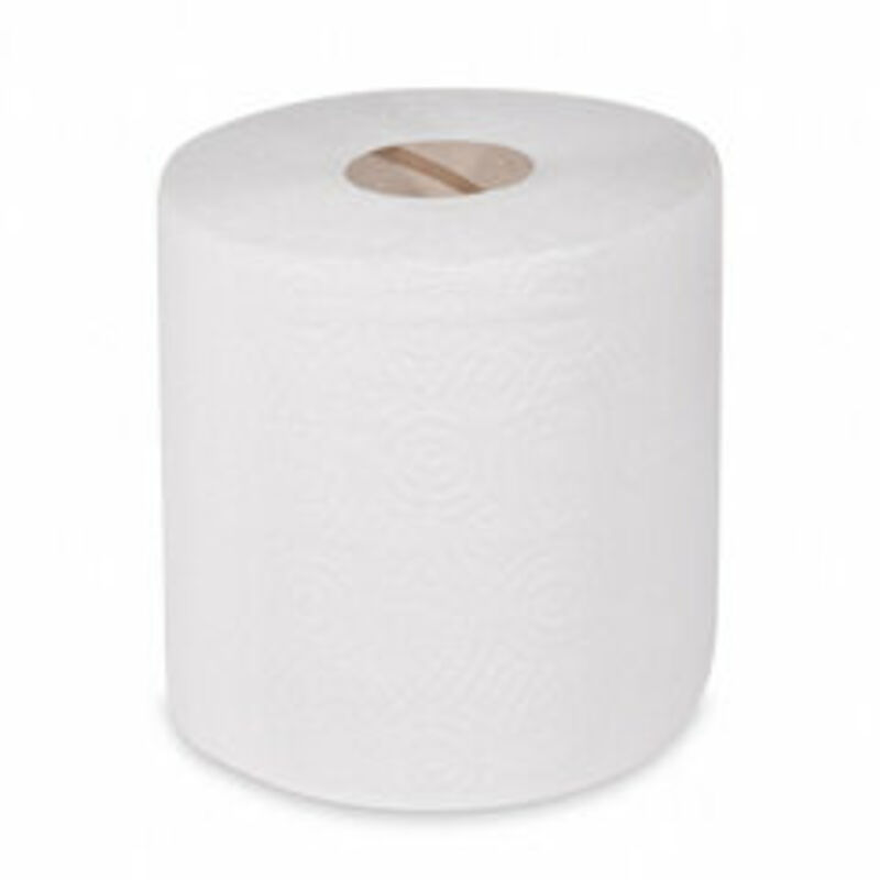 Putztuchrolle perforiert 100% Zellstoff 2-lagig Ø 19 x 19cm x 100m weiß 