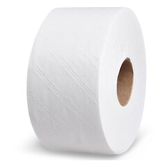 Toilettenpapier mit Perforation Tissue 2-lagig Ø18cm 100m Klopapier weiß 