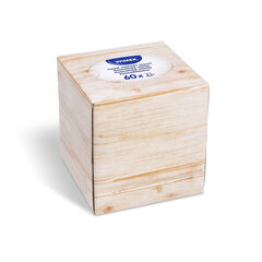 Kosmetiktücher 100% Zellstoff 3-lagig in Spenderbox weiß 