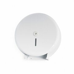 Spender aus Metall absperrbar für Jumbo-Toilettenpapier Klopapier Ø 28 cm weiß