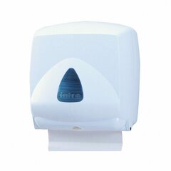 Spender INTRO für Falthandtücher Papierhandtücher Zick Zack Falz weiß