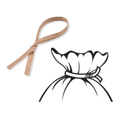 Preview: Clipbandverschlüsse Beutelverschlüsse aus Öko-Papier 120mm 