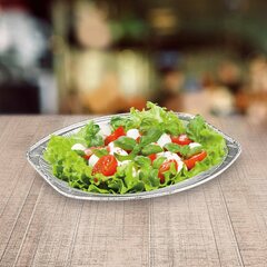 Preview: Alu-Catering-Platten Aluminium-Partyplatten Servierplatten 43 x 29 cmm 