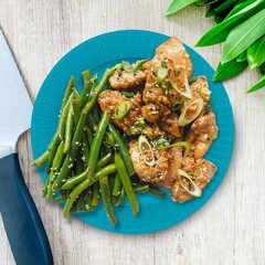 Preview: BIONATURE Pappteller Partyteller FSC Mix rund Ø23cm fettdicht blau 