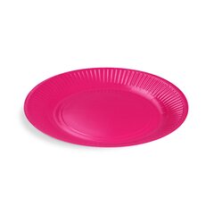 BIONATURE Pappteller Partyteller FSC Mix rund Ø23cm fettdicht fuchsia 