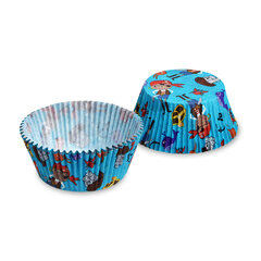 Muffinkapseln Gebäckkapseln Pirat blau Ø 50 x 30 mm 