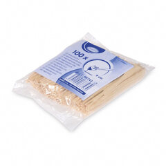 Preview: Fingerfood-Spieße aus Bambus GABEL 90 mm stabil und splitterfrei 