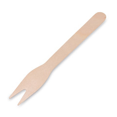 Holz Pommes-Frites Gabel Snackgabel Schaschlikgabeln 120mm robust 