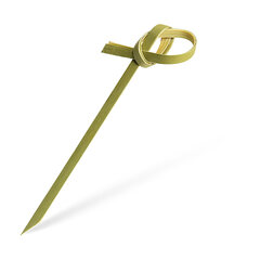 Fingerfood Spieße "Knoten" aus Bambus 6cm 