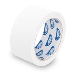 1-PACK Packband Klebeband Markierungsband PP 48 mm x 66 m weiß