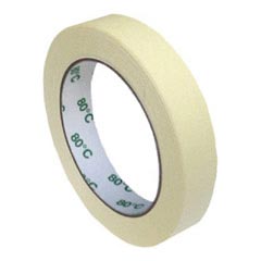 (EUR 0,02/m-EUR 0,03/m) Kreppband Montageband PLUS bis 80° C beige 19mm x 50m