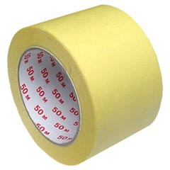 Kreppband Kreppklebeband Abdeckband CLASSIC gelb 75mm x 50m