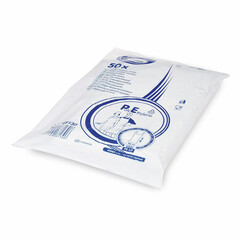 Preview: Einwegschürzen weiß PE 80 x 125 cm 