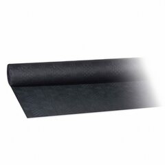 Damasttischdecke Tischtuch aus Papier gerollt 1,20m x 8m schwarz