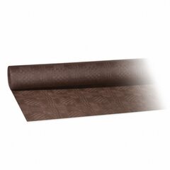 Damasttischdecke Tischtuch aus Papier gerollt 1,20m x 8m braun