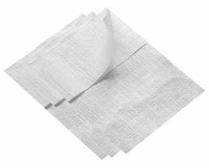 Cocktailservietten Spenderservietten 17x17cm weiß auf 12,8x8,5 gefalzt 