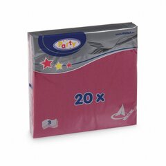 Preview: Servietten 33 x 33 cm 1/4-Falz 3-lagig bordeaux 