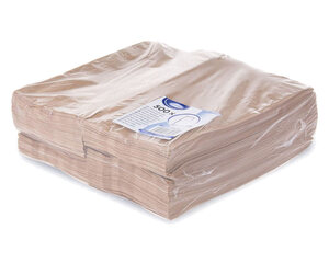 Preview: Papierfaltenbeutel Papiertüten braun 12+5 x 24 cm für ca. 1 kg Inhalt 