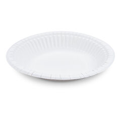 BIONATURE Pappschalen FSC Mix rund 380ml Ø20cm fettdicht weiß 