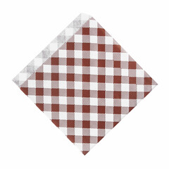 Hamburgerbeutel KARO 14 x 14 cm oben und 1x seitlich offen 