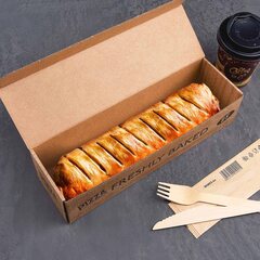 Preview: Pizzakarton Wellpappe Calzone rustikales Motiv 14 Versionen