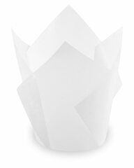 Muffin-Tulip-Wraps Ø 50 x 85 mm weiß 160x160 mm 