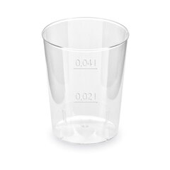 Schnapsglas glasklar Shotgläser Stamperl mit Eichstrich PS 2cl / 4cl 