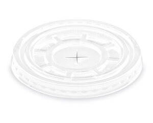 Deckel mit Kreuzschlitz für PS Brillant klare Trinkgläser Ø 95 mm 