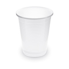 Trinkbecher Getränkebecher weiß 150 ml PP Ø 70 mm 