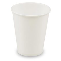 Automatenbecher Heißgetränke to go Pappbecher weiß 150 ml Ø 70 mm 