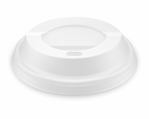 BIO Deckel Domdeckel weiß für Trinkbecher aus CPLA Ø 8cm 