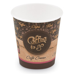 Kaffeebecher S 'Coffee To Go' Caffe Crema Americano Lungo 150ml 200ml 