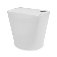 Food Box Take Away Box 80x73x100mm 500ml aus Vollpappe beschichtet weiß 