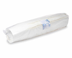 Preview: Food Box Take Away Box 100x88x95mm 750ml aus Vollpappe beschichtet weiß 