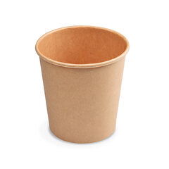 Papierbecher Feinkostbecher Eisbecher rund braun 750 ml Ø 11,5 cm 