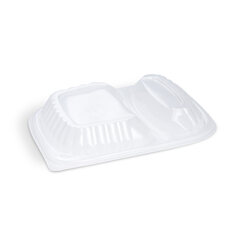 Deckel für Mehrweg Menüschalen 2-geteilt 240 x 210 x 30 mm 