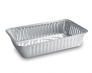 Alu-Pasta Schale Lasagne-Form Auflaufform eckig 800ml 203x135x40mm 